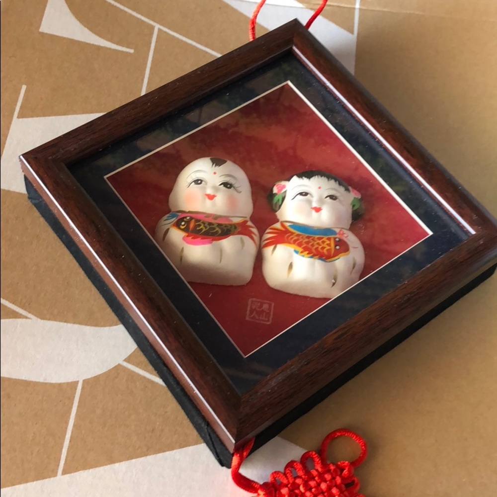 Korean hanging art frame decoration